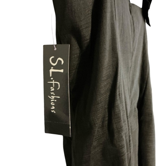 SL Fashion black classic evening dress size 14 - Picture 7 of 7